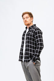 Camisa Xadrez Flanelada Origin Preta