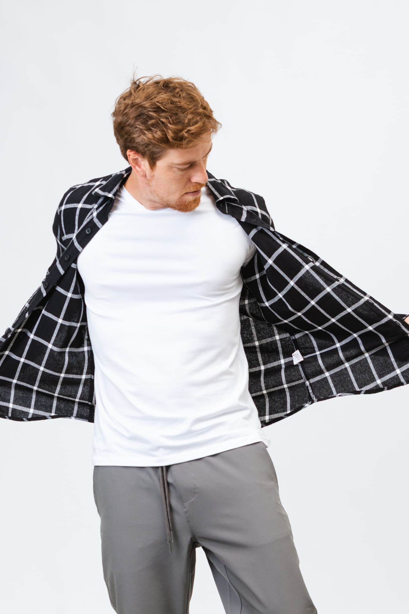Camisa Xadrez Flanelada Origin Preta