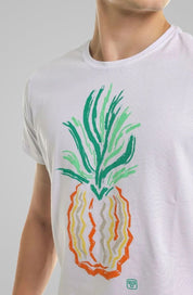 Camiseta Abacaxi SB Branca