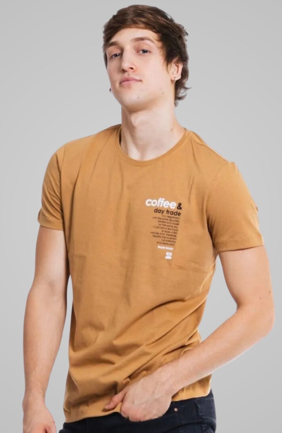 Camiseta Coffee Trade Pão de Mel