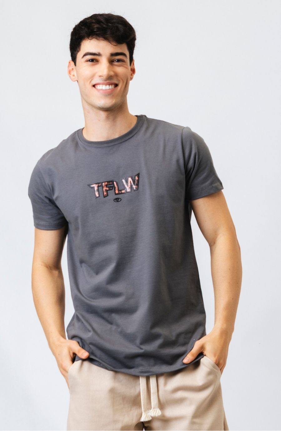 Camiseta Levier Cinza Boss