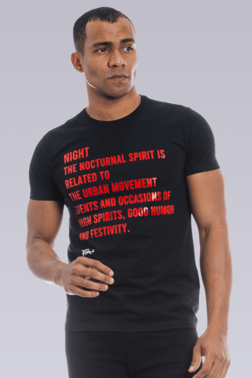 Camiseta Night Moviment All Night Preta
