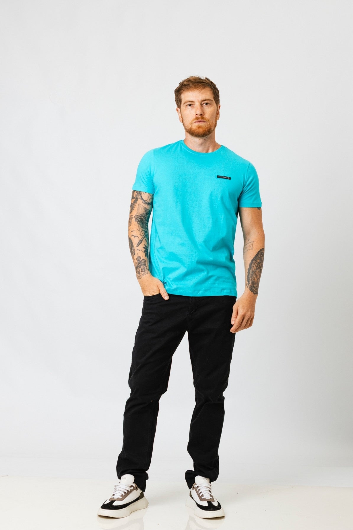 Camiseta Revive Class Azul Turqueza
