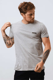 Camiseta Revive Class Cinza Mescla