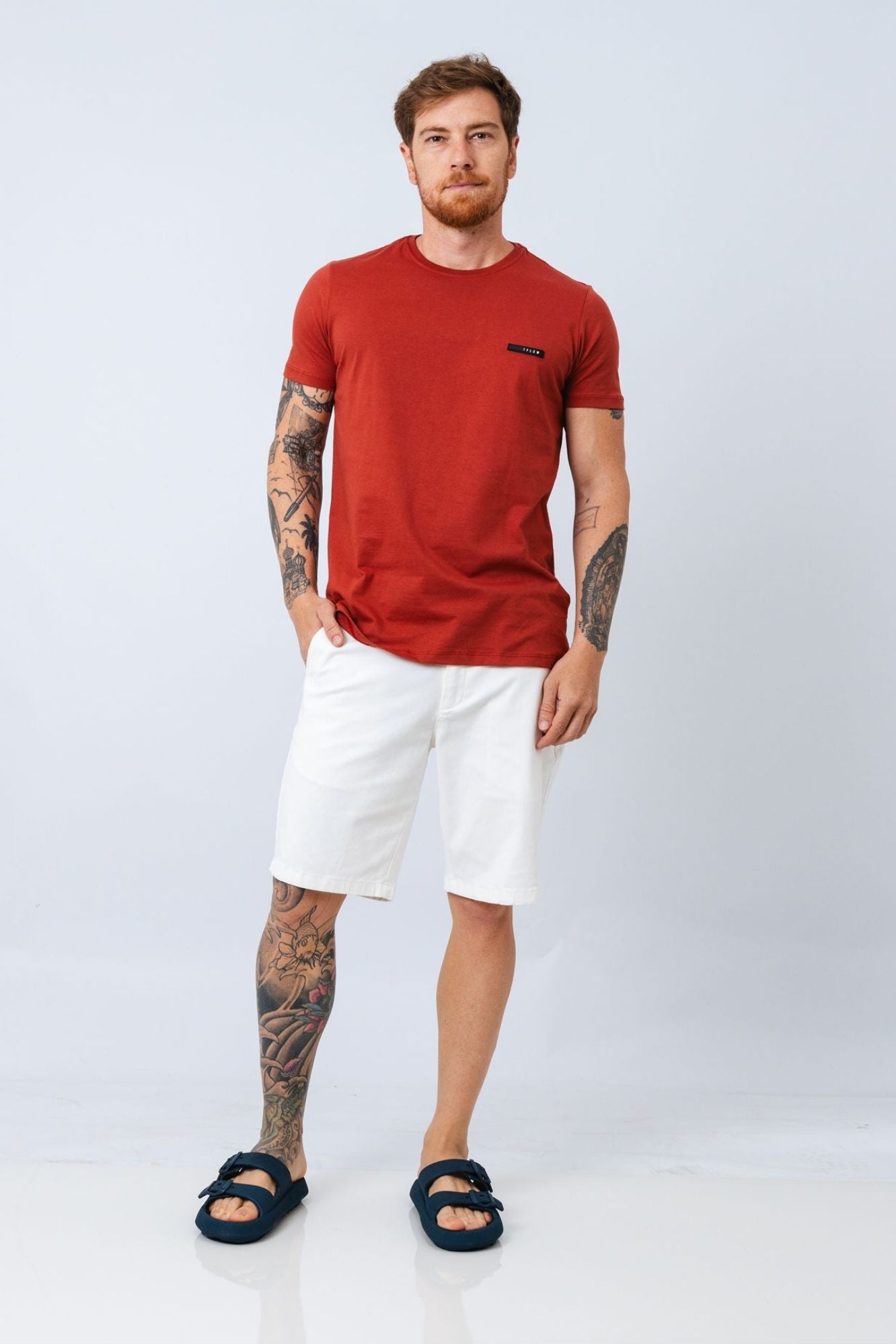 Camiseta Revive Class Vermelho Ginger