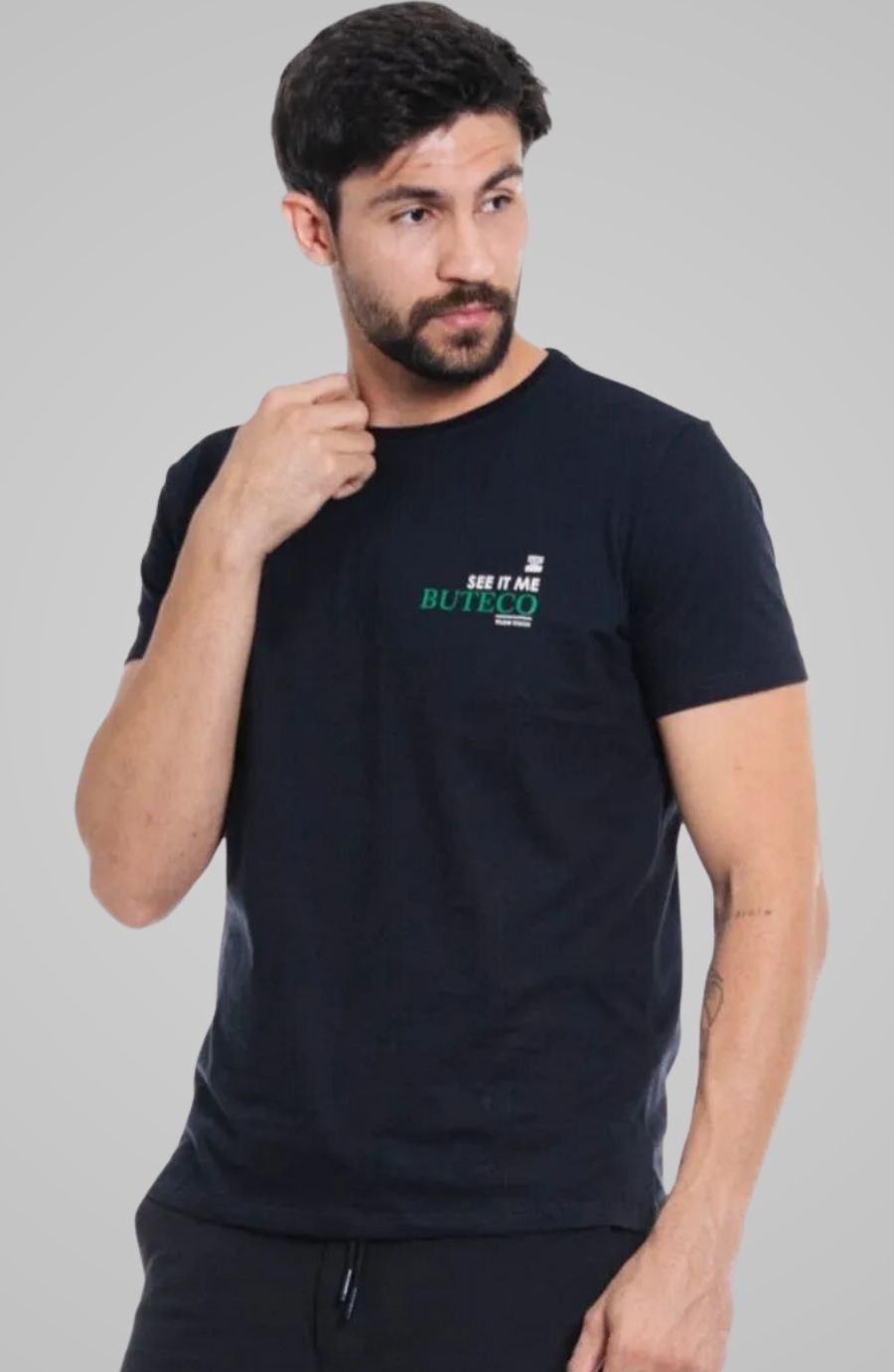Camiseta Seet It Me Buteco Preta