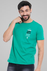 Camiseta Send Me A Pix Verde Eden