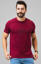 Camiseta Tower Vermelho Cabernet