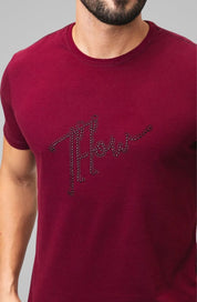 Camiseta Tower Vermelho Cabernet