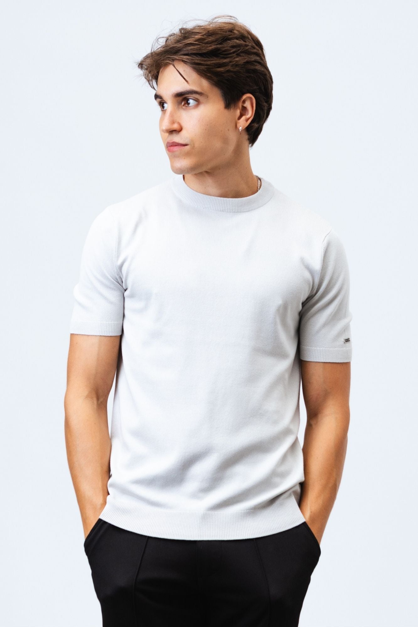 Camiseta Tricot Branca Off-White Whunn