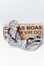 Chinelo Flip Flop Branco Palm Resort