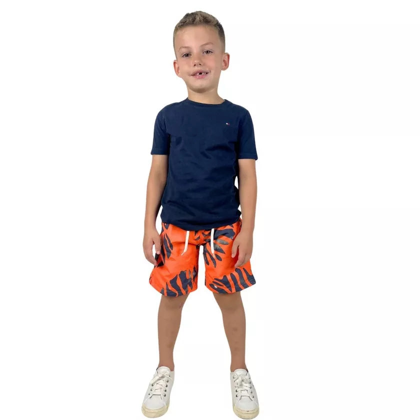 Shorts Orange Palms Infantil
