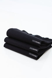 Kit 3 Camisetas Básicas Pretas