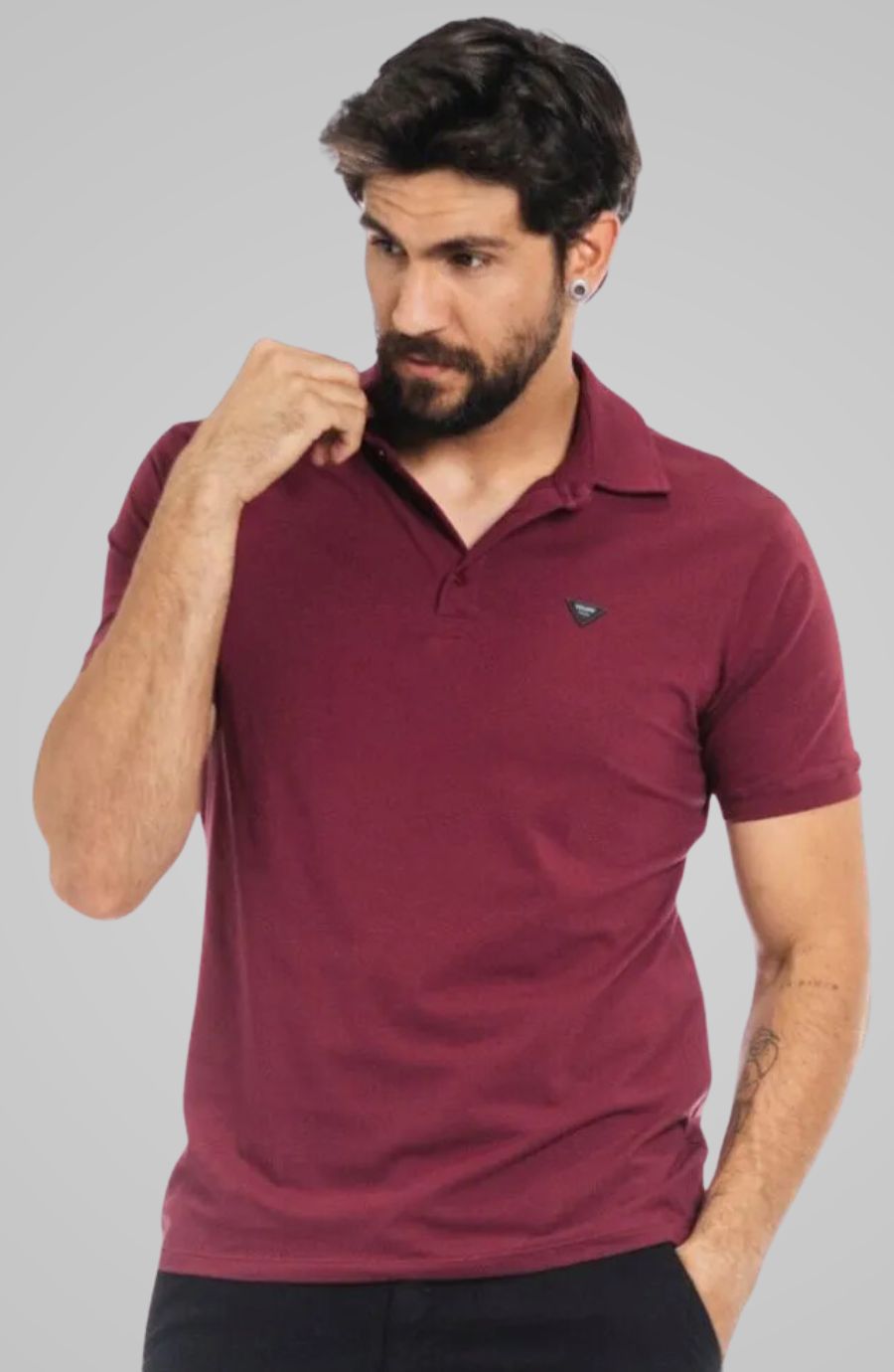 Polo Pima Cannel Bordô