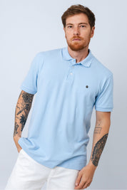 Polo Piquet Azul Infinity Goham