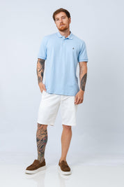 Polo Piquet Azul Infinity Goham