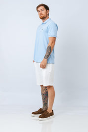 Polo Piquet Azul Infinity Goham