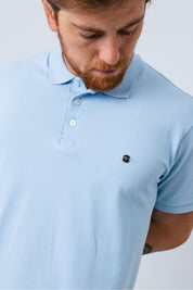 Polo Piquet Azul Infinity Goham