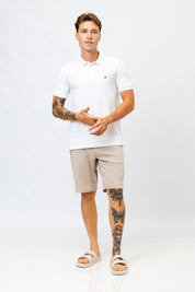 Polo Piquet Branca Leander