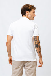 Polo Piquet Branca Leander