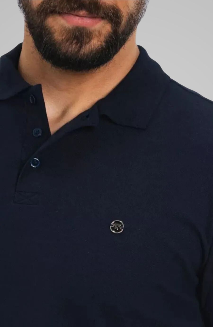 Polo Azul Marinho Lhotse