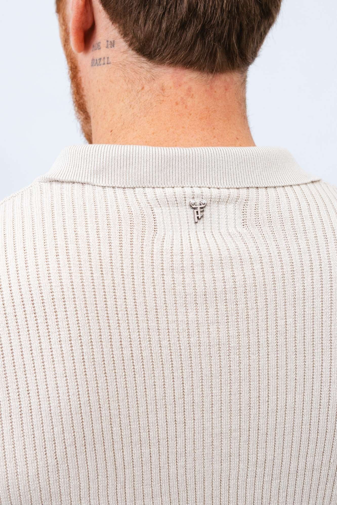 Polo Tricot Off White Sardenha