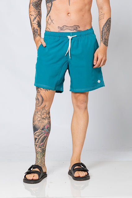 Shorts Basic Summer Azul Petróleo