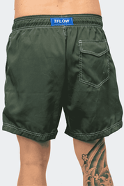 Shorts Basic Summer Verde Bandeira