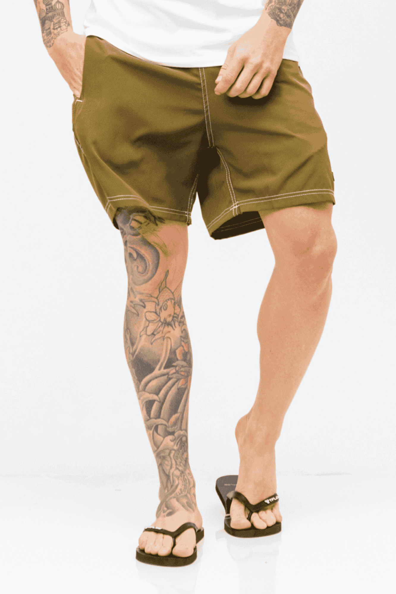 Shorts Basic Summer Verde Oliva