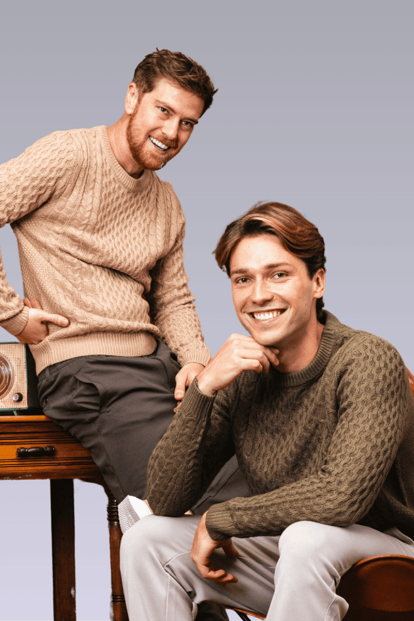 Sueter Tricot Caqui Braddord Jacquard